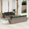Garden Sofa Set Gray