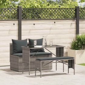 Garden Dining Set Grey