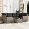 Garden Sofa Set Grey