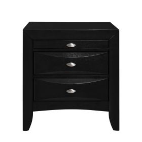 LUCILLE BLACK NIGHTSTAND