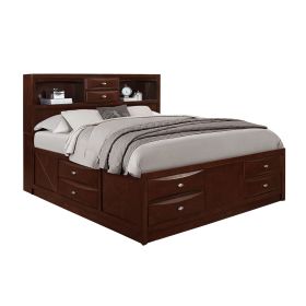 LUCILLE MERLOT QUEEN BED