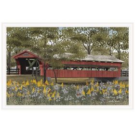 "Pottersburg Bridge" by Billy Jacobs, Ready to Hang Framed Print, White Frame
