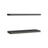Ecco 31.5" Wide Floating Shelves Set of 2, Shelves for Wall Decor for Bedroom, Bathroom Storage Shelves, Book Shelves for Living Room