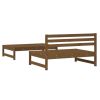 Garden Lounge Set Honey Brown Solid Pine Wood Medium Modular
