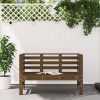 Garden Bench Honey brown Solid pine wood Standard Tough