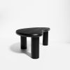 Moon Shape Modern Three Leg Coffee Table