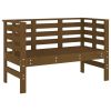 Garden Bench Honey brown Solid pine wood Standard Tough
