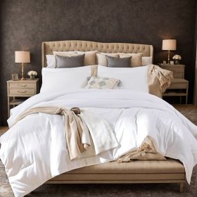 Polyester Brushed Single Quilt Core, Dot Quilting, Microfiber Filling, Suitable For All Seasons, Down Quilt Alternative, Breathable And Warm,CPC (Option: 229cmX229cm 2pcs)