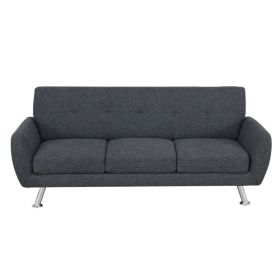 Self Pickup Only--Black Grey Linen Living Room Sofa (Option: F2510 S)