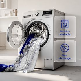Quilted Embroidered Sofa Cover And Daybed Cover Set For 1 To 4 Seaters (Option: 3 Seater)