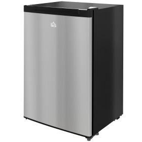 Upright Freezer, 3 Cu Ft Small Freezer with Reversible Single Door, Adjustable Thermostat for Home, Apartment, Silver (Option: Silver-580x590x910 mm)