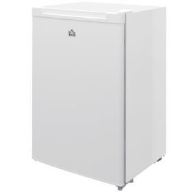 Upright Freezer, 3 Cu Ft Small Freezer with Reversible Single Door, Adjustable Thermostat for Home, Apartment, White (Option: White-580x590x910 mm)