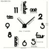 "Contemporary Giant Wall Clock – Ultra Thin Silent Decor for Home & Office"