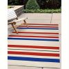 home decor Patriotic family door mat, indoor and outdoor anti-slip entrance mat, red, white and blue patriotic patterns, beautiful and eternal