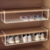 "Smart Modular Shoe Storage - Swiss-Designed Stackable Iron Rack System"
