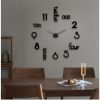"Contemporary Giant Wall Clock – Ultra Thin Silent Decor for Home & Office"